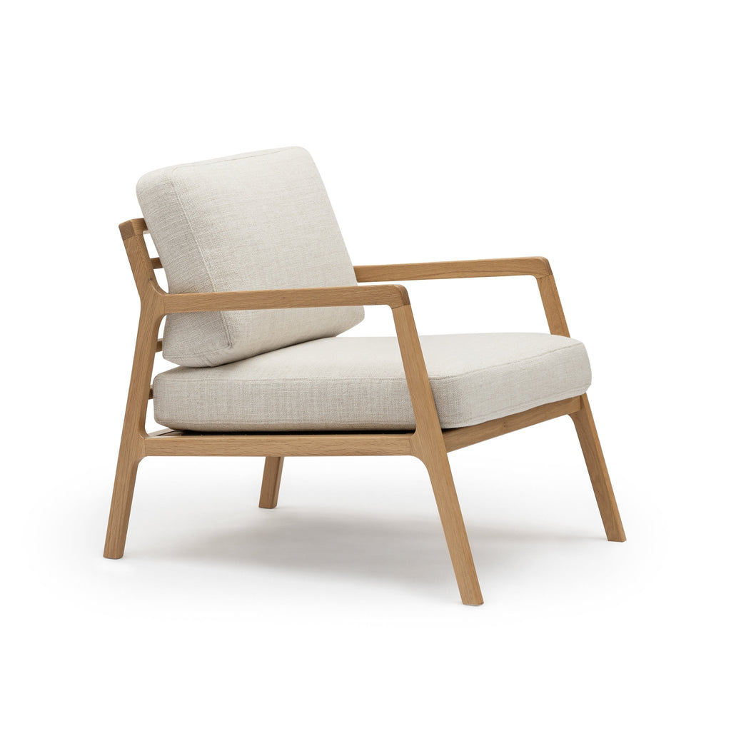 Nysse Armchair - Light Oak & Oatmeal - Loom Collection