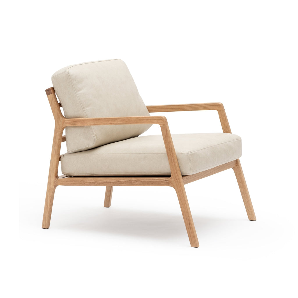 Nysse Armchair - Light Oak & Oatmeal - Loom Collection