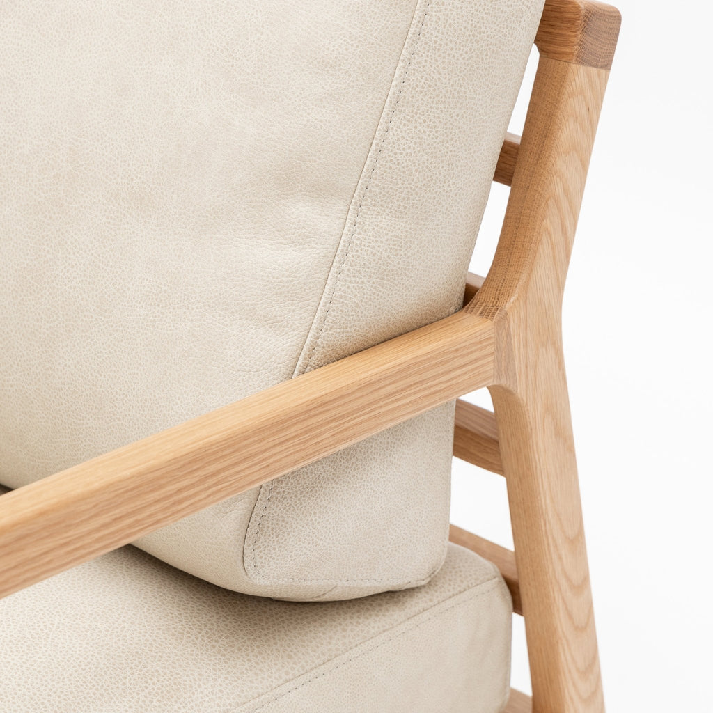 Nysse Armchair - Light Oak & Oatmeal - Loom Collection