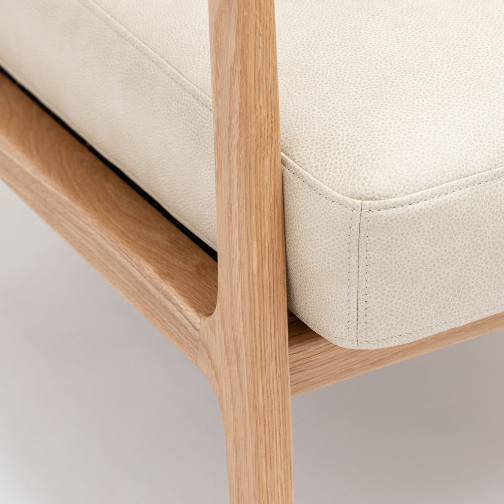 Nysse Armchair - Light Oak & Oatmeal - Loom Collection