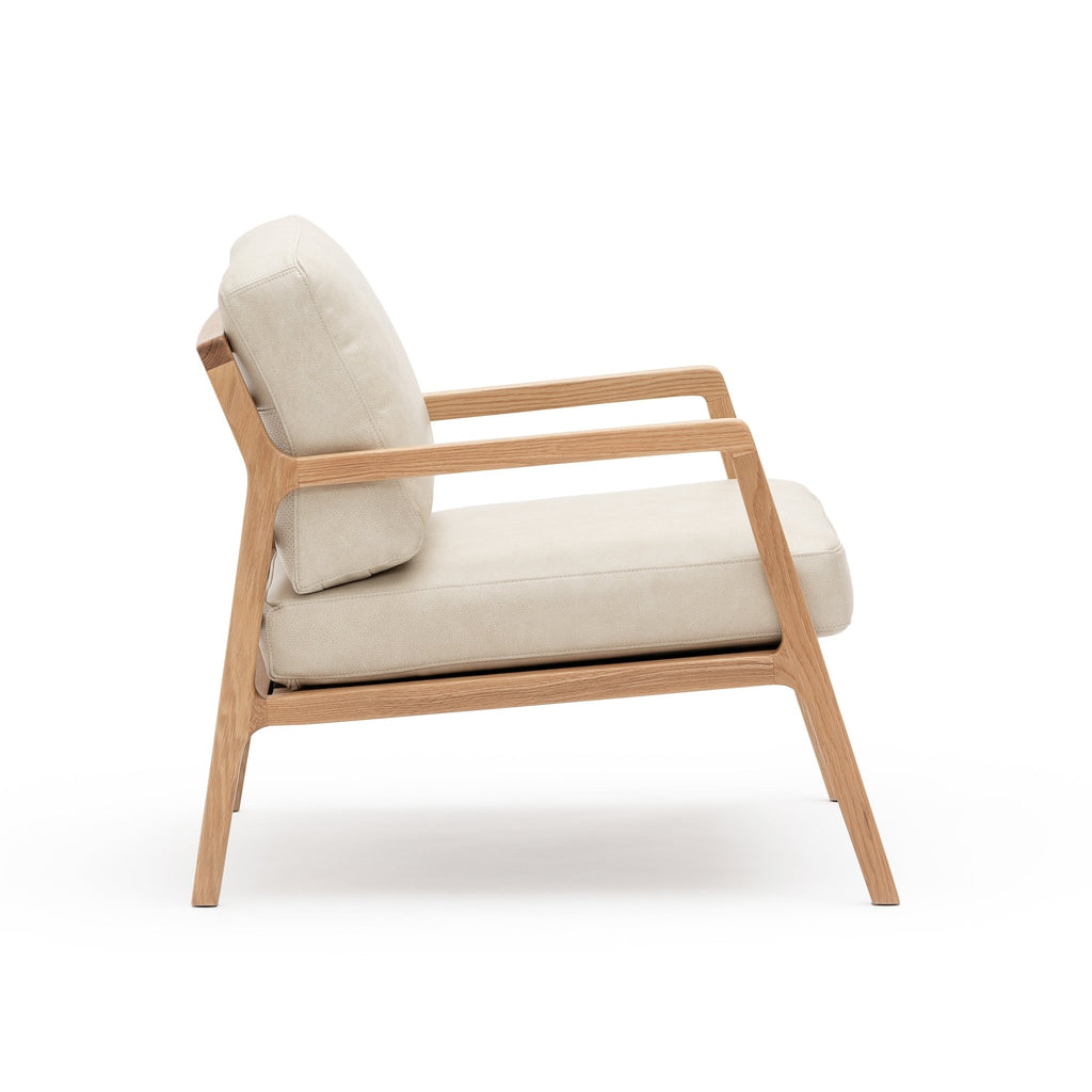 Nysse Armchair - Light Oak & Oatmeal - Loom Collection