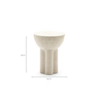 Oakley Side Table - Sand - Side Tables Loom Collection Loom Collection Dubai