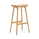 Odd Bar Stool - Light Oak & Pecan Leather