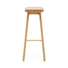 Odd Bar Stool - Light Oak & Pecan Leather