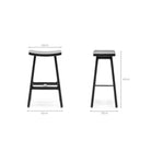 Odd Counter Stool - Black Oak