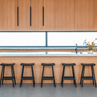 Odd Counter Stool - Black Oak