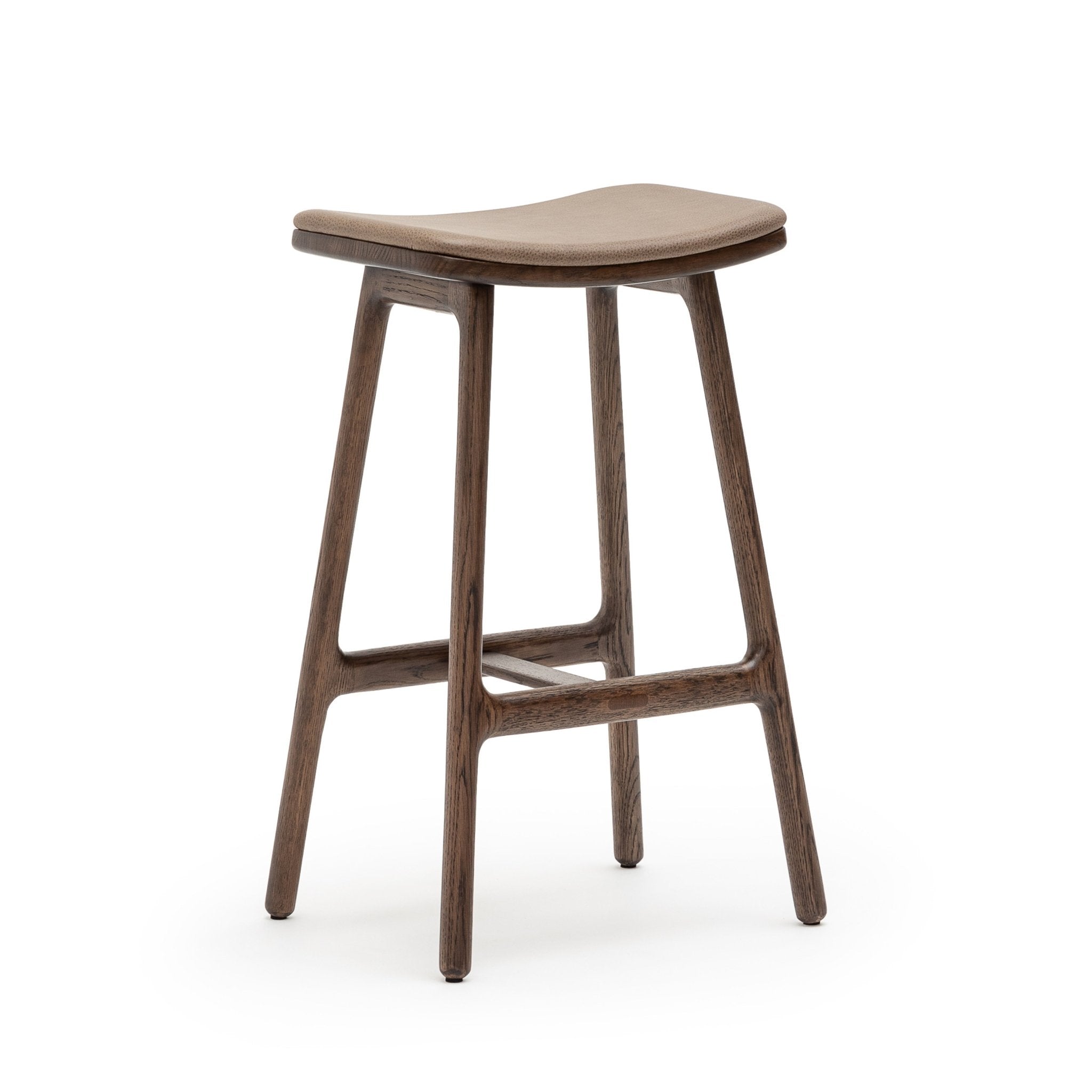 スツール ODD STOOL Odd Counter Stool - Espresso Oak & Montana Anvil - Loom Collection