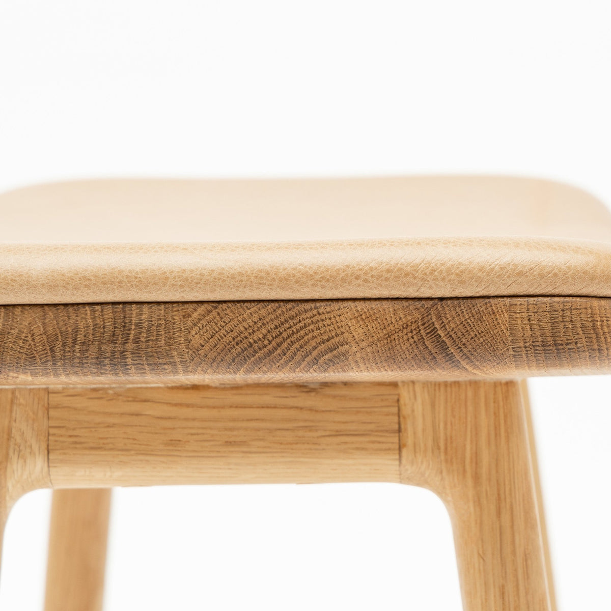 Odd Low Stool - Light Oak & Alabama Pecan
