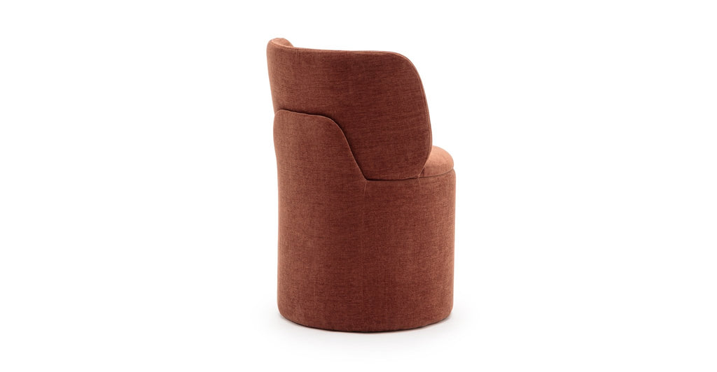 Odette Swivel Chair - Bordeaux.