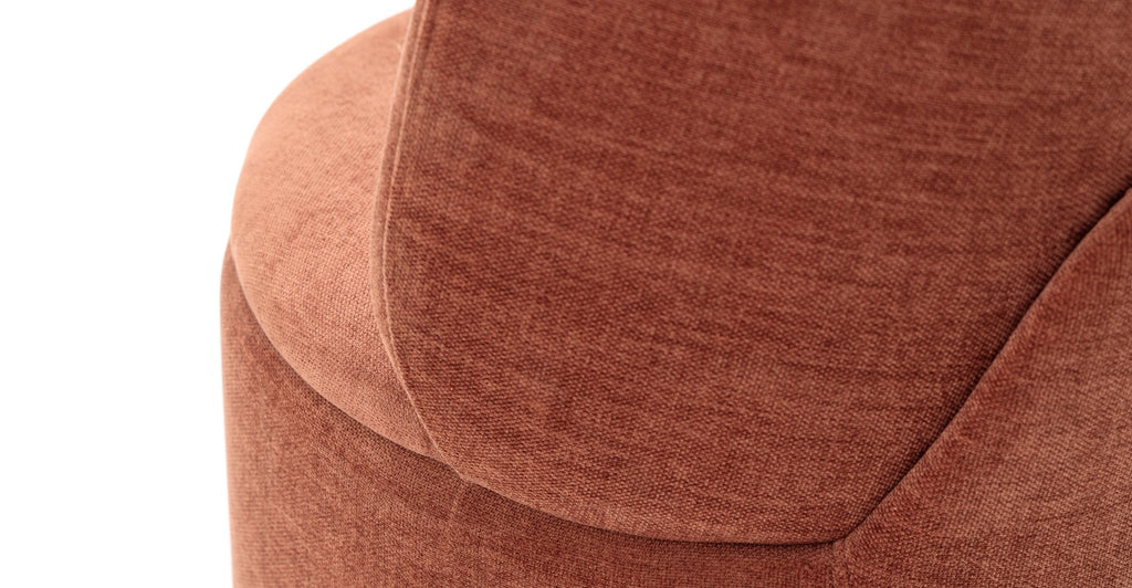 Odette Swivel Chair - Bordeaux.