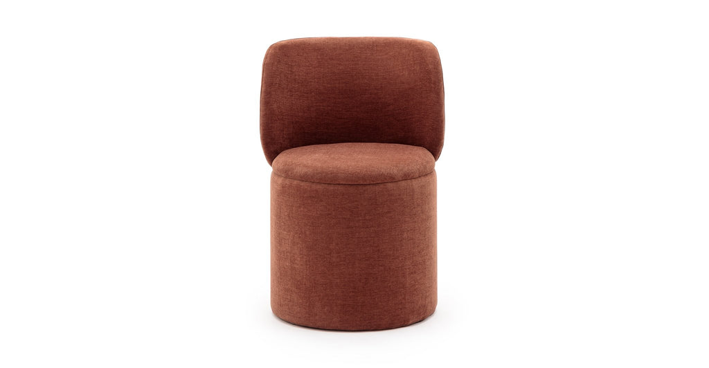 Odette Swivel Chair - Bordeaux.