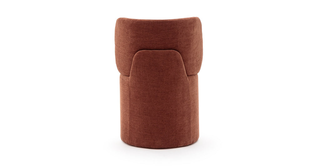 Odette Swivel Chair - Bordeaux.