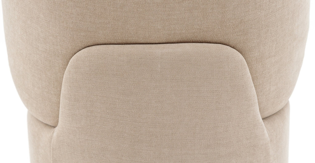 Odette Swivel Chair - Latte.