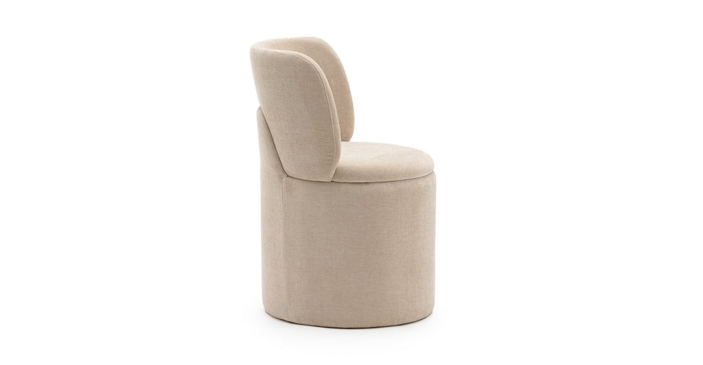 Odette Swivel Chair - Latte.