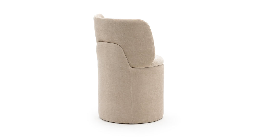 Odette Swivel Chair - Latte.