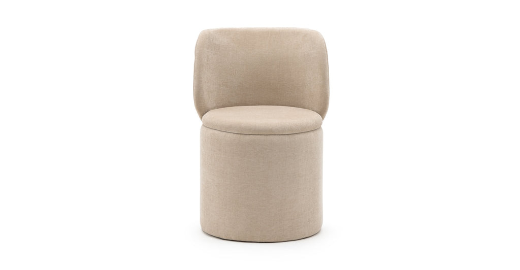 Odette Swivel Chair - Latte.