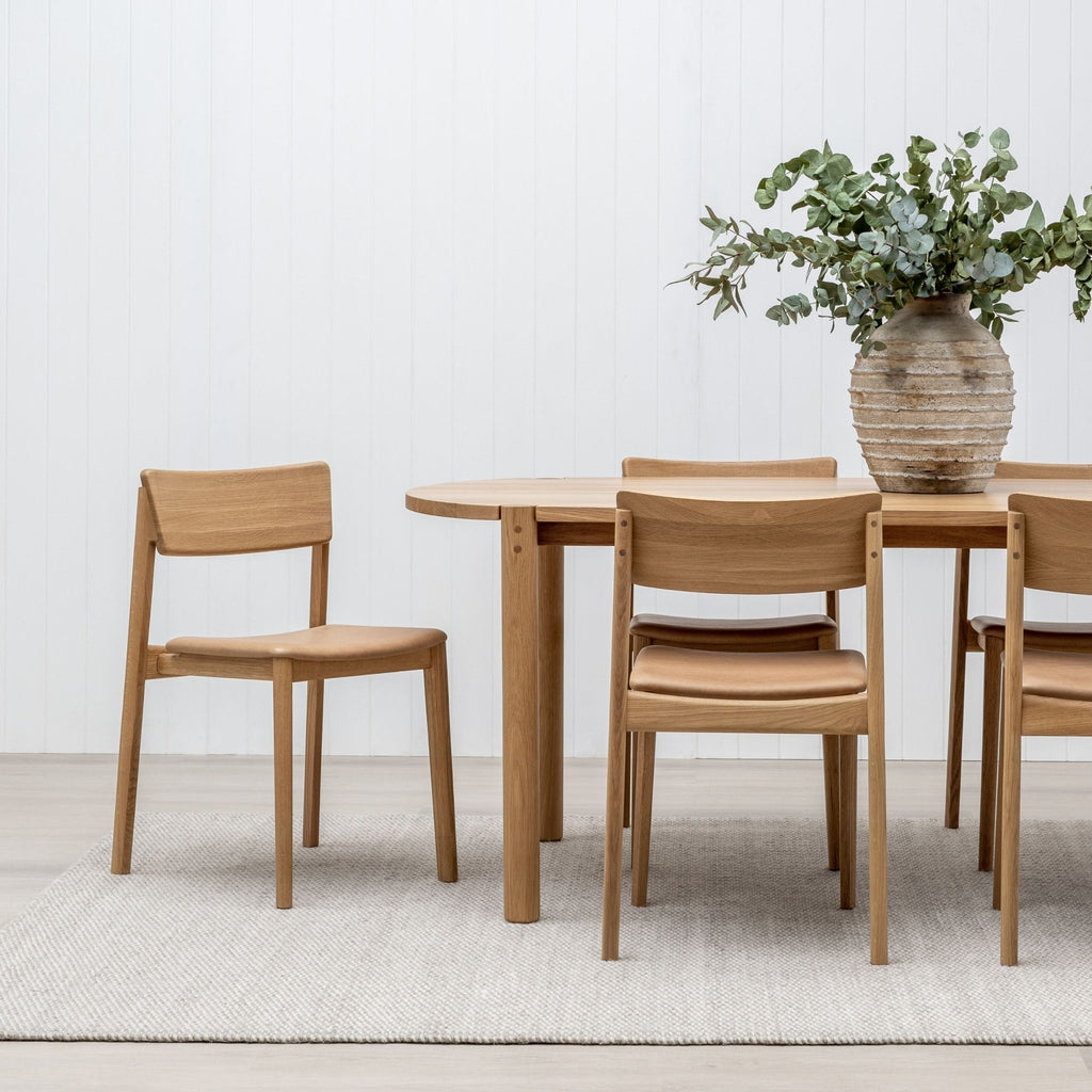 Oli Dining Table - Light Oak - Dining Tables Tolv Loom Collection Dubai