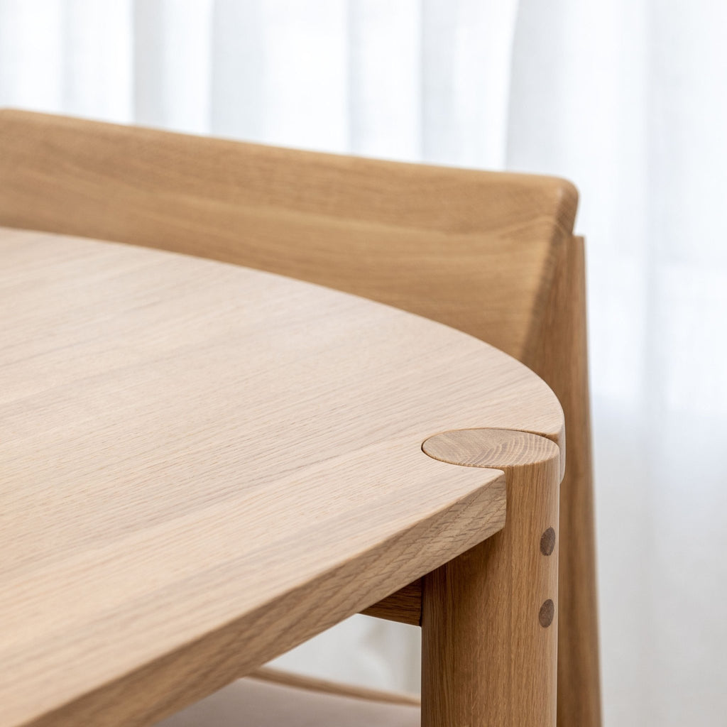 Oli Dining Table - Light Oak - Dining Tables Tolv Loom Collection Dubai