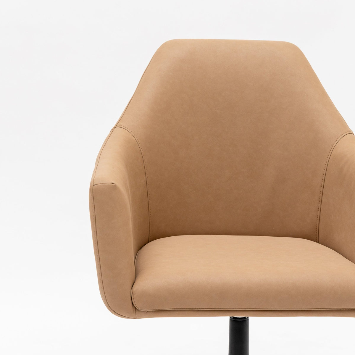 Oliver Desk Chair - Tan Vegan Leather