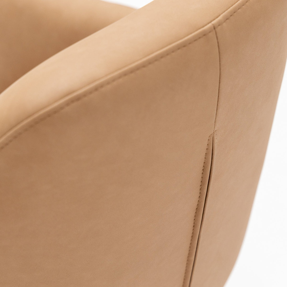 Oliver Desk Chair - Tan Vegan Leather
