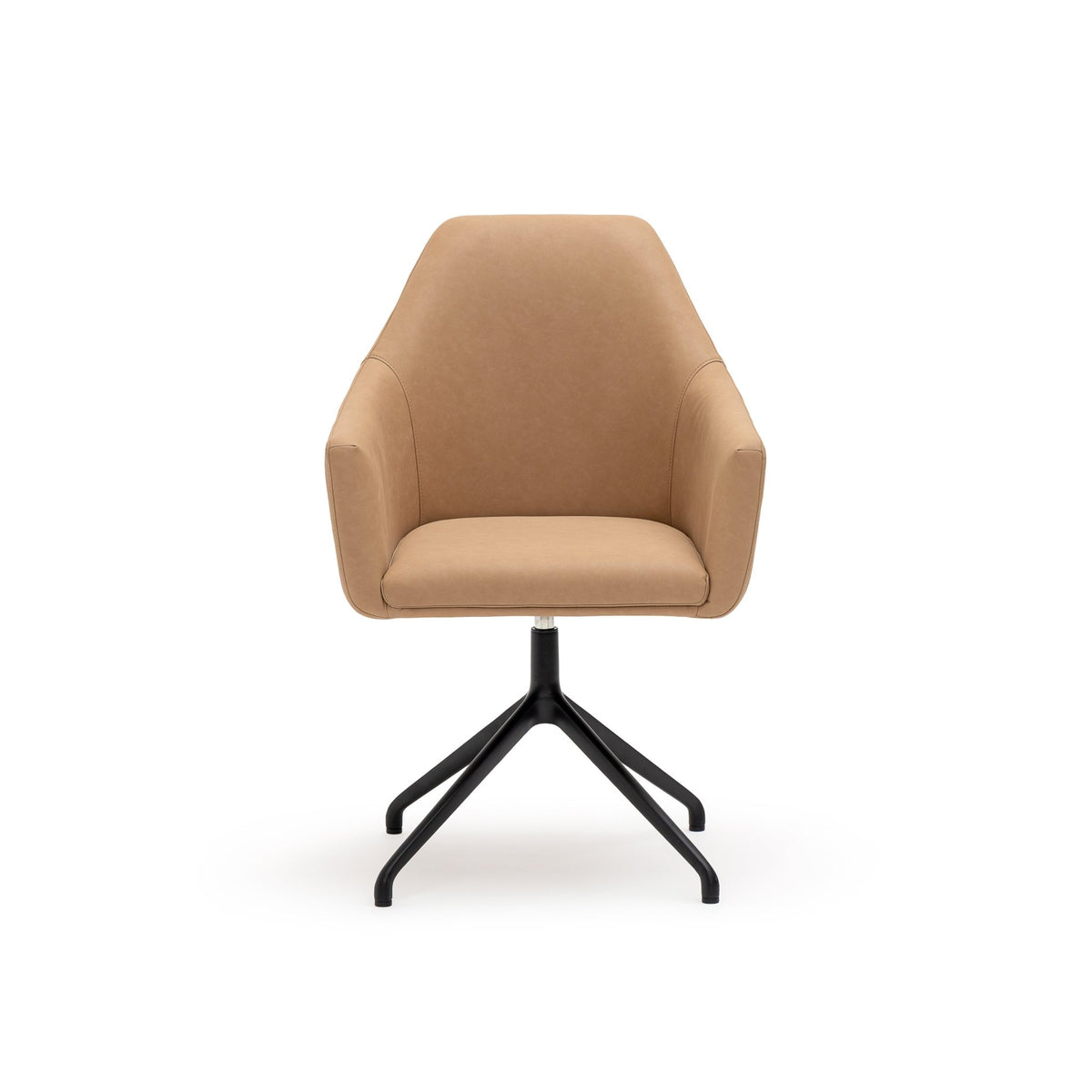 Oliver Desk Chair - Tan Vegan Leather