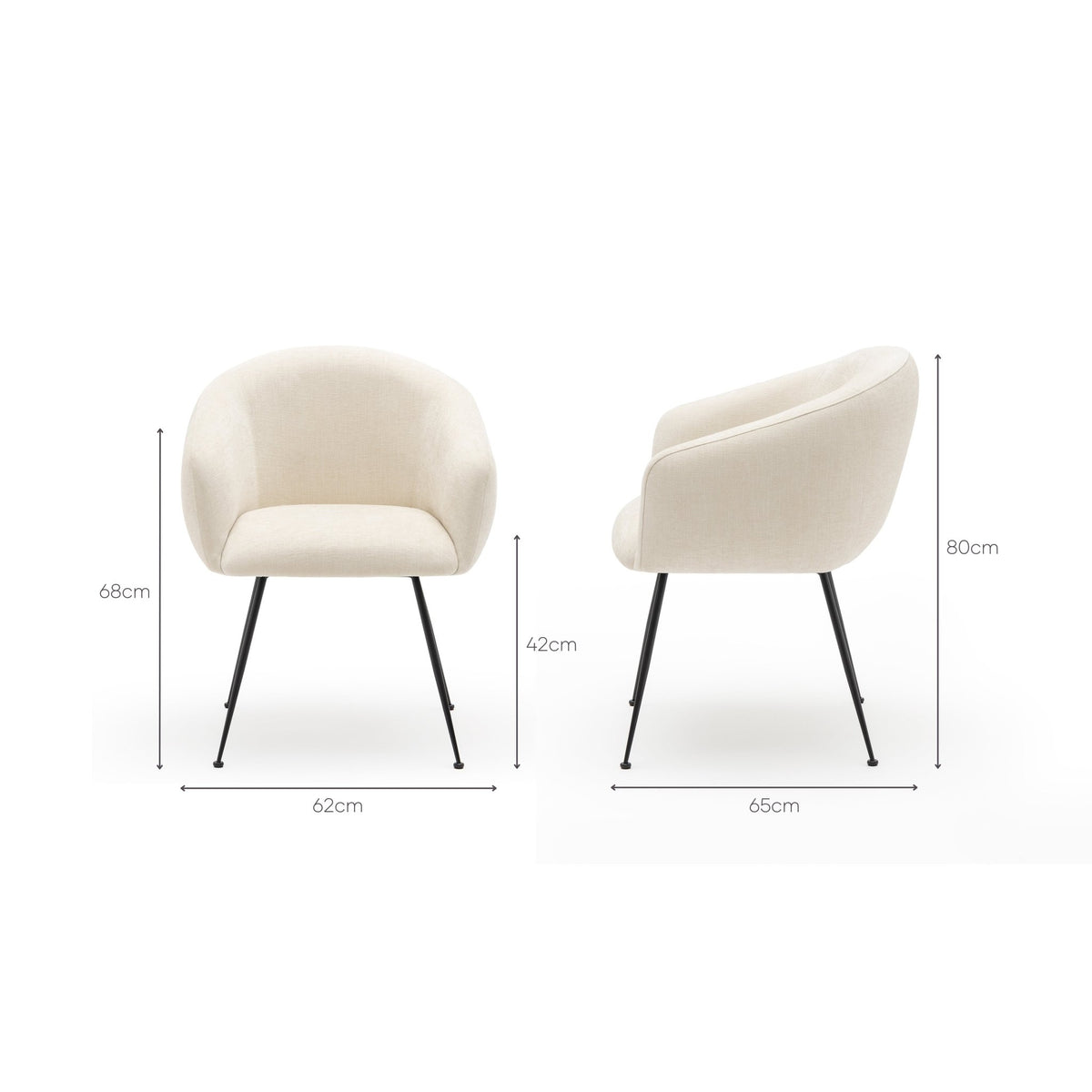 Orion Armchair - Cream