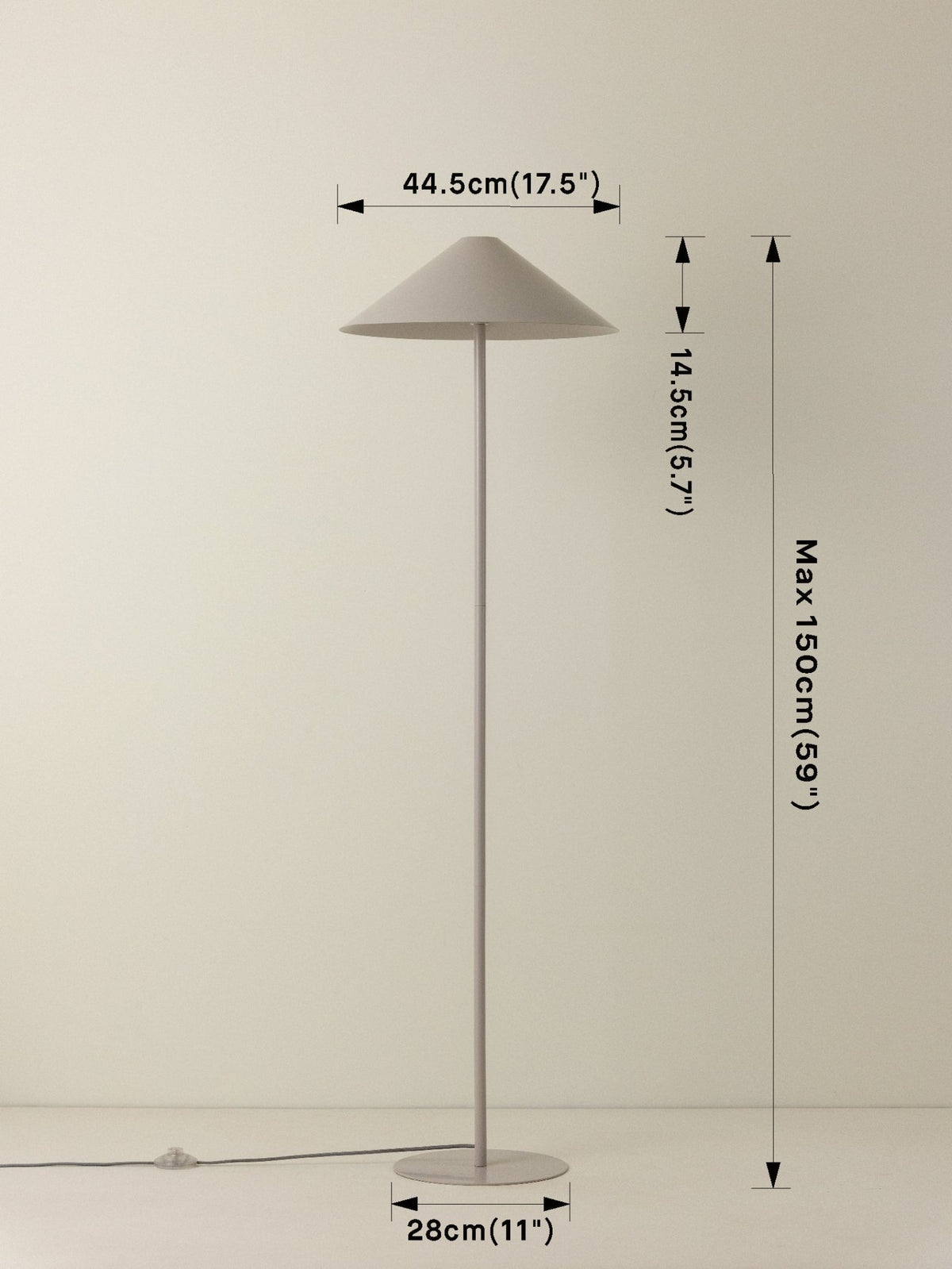 Orta - 1 Light Warm White Floor Lamp