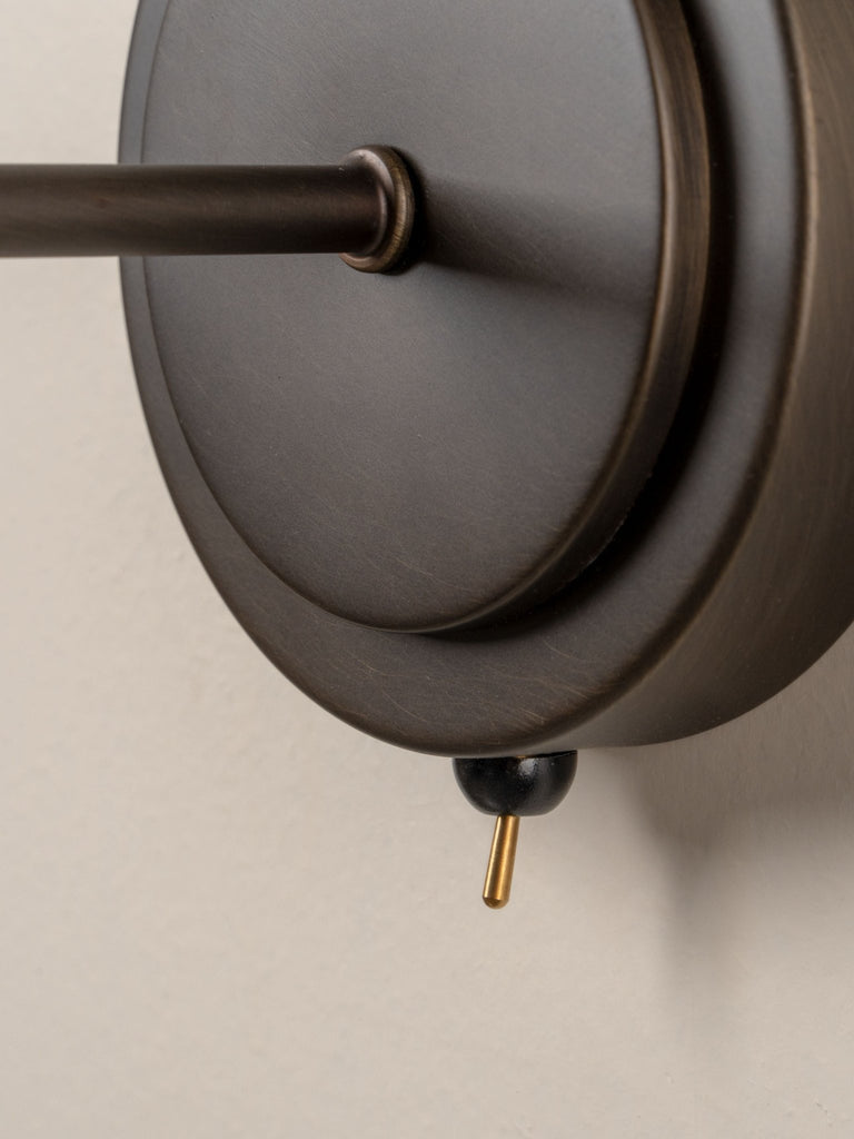 Orta - Aged Brass And Bronze Wall Light - Loom Collection