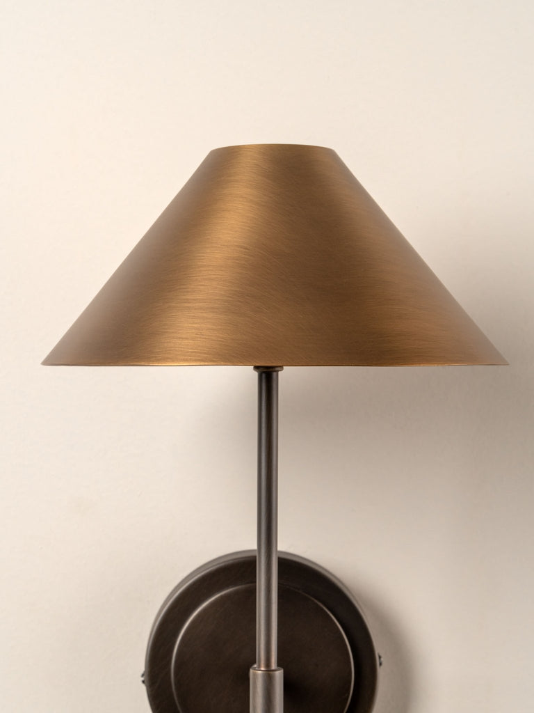 Orta - Aged Brass And Bronze Wall Light - Loom Collection