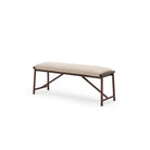 Osaka Bench - Espresso Oak & Colcha Candelabra