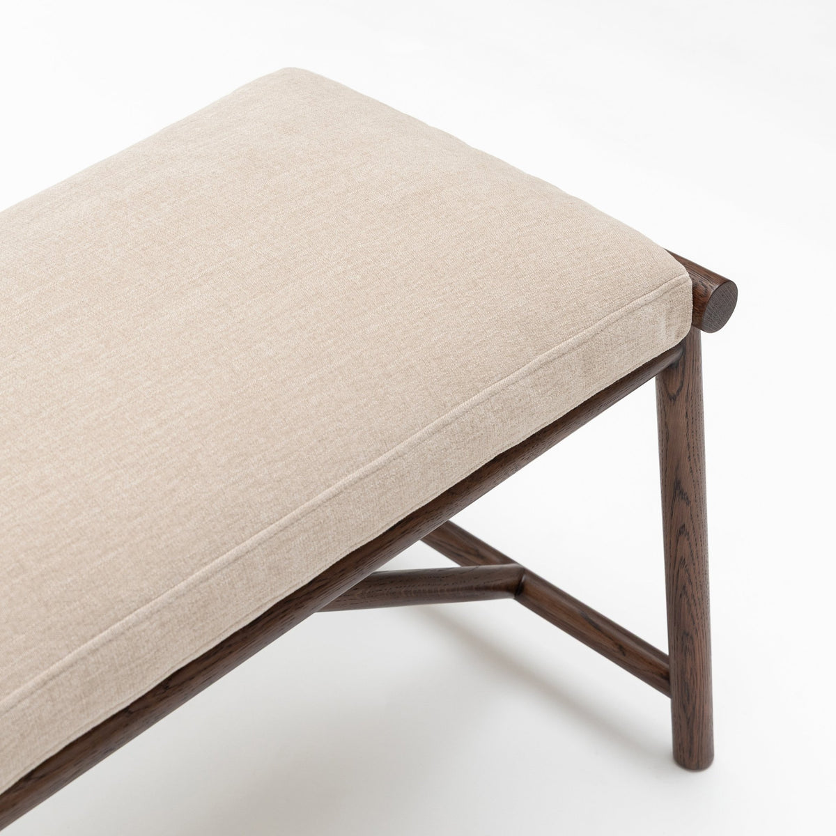 Osaka Bench - Espresso Oak & Colcha Candelabra