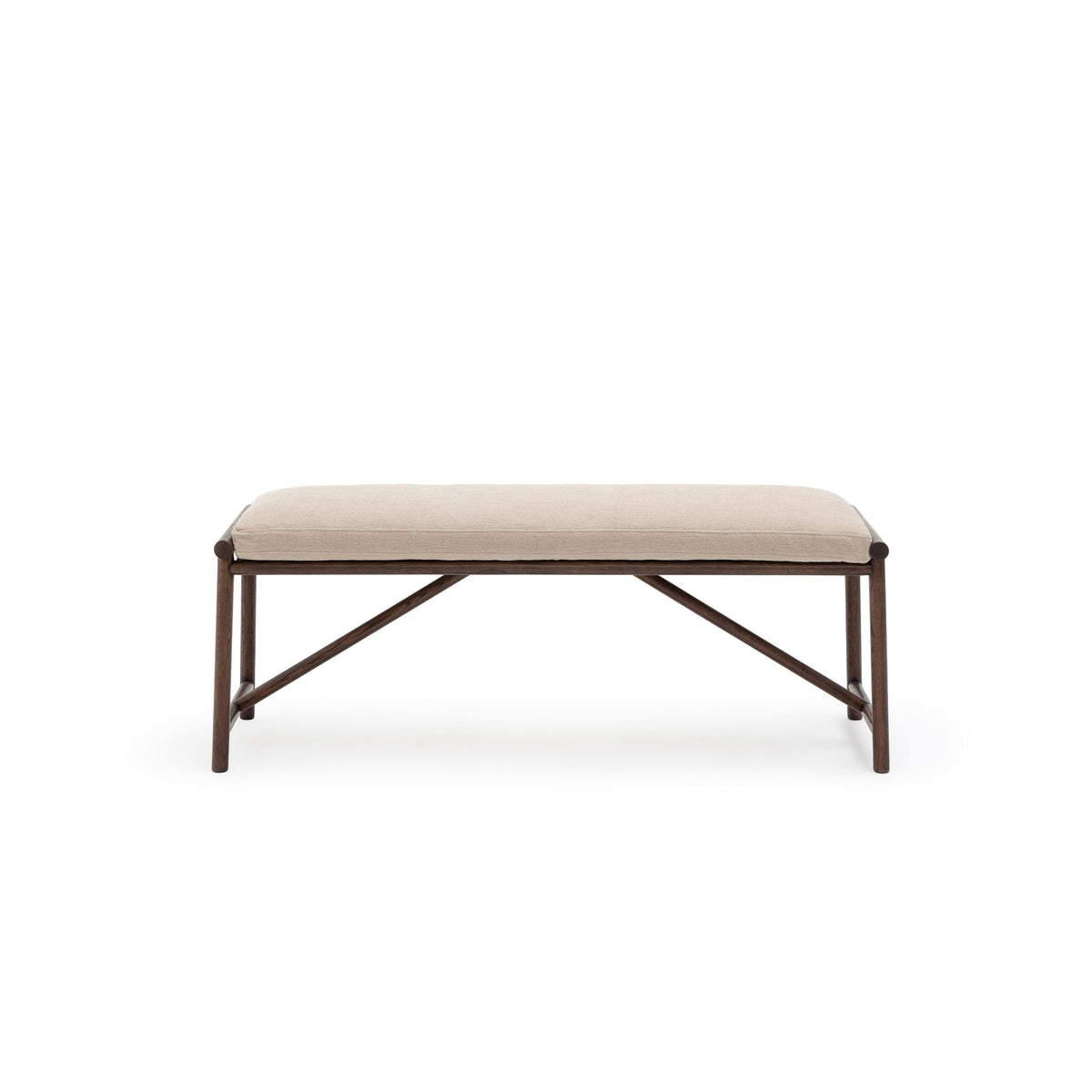 Osaka Bench - Espresso Oak & Colcha Candelabra