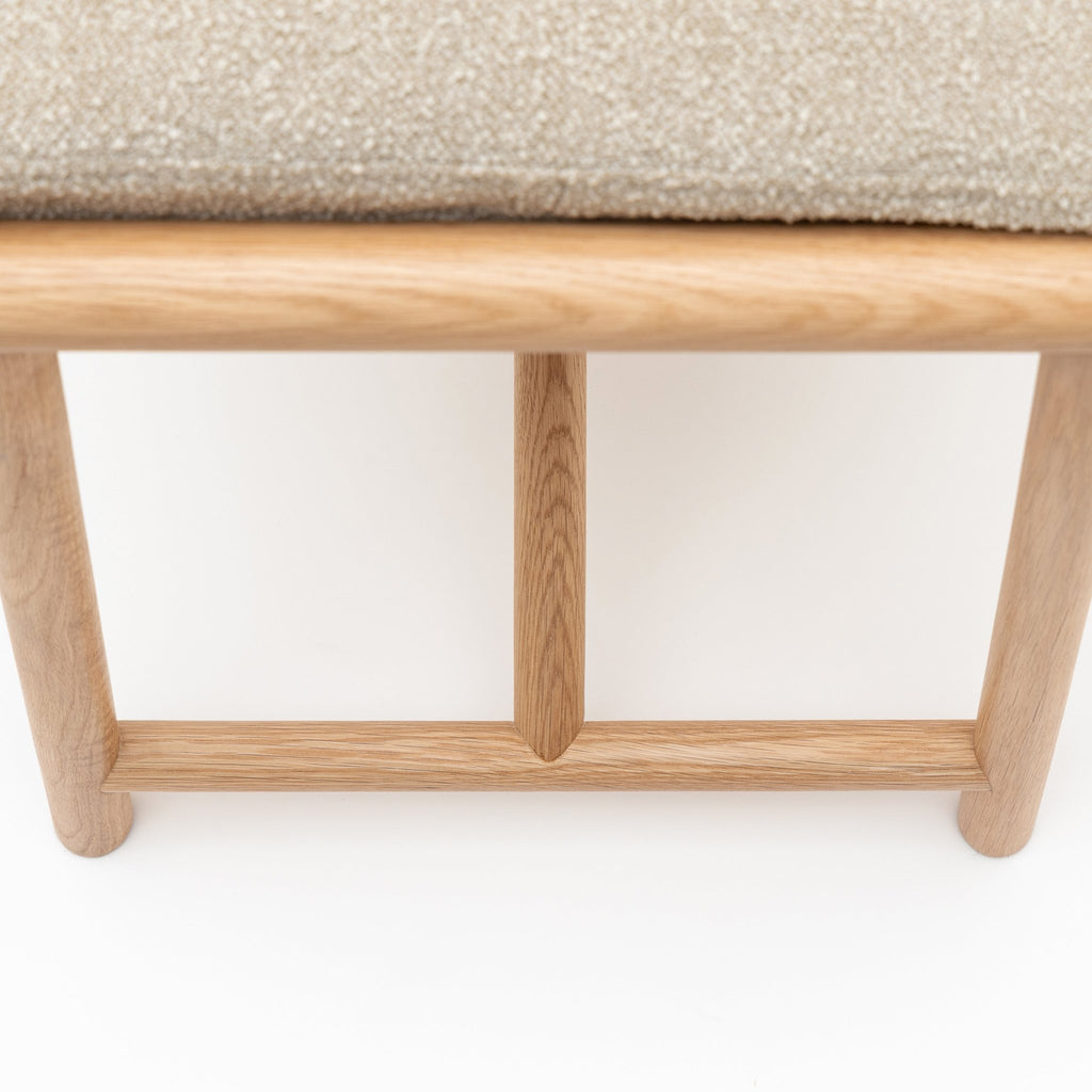 Osaka Bench - Light Oak & Fleece Fawn