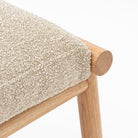 Osaka Bench - Light Oak & Fleece Fawn