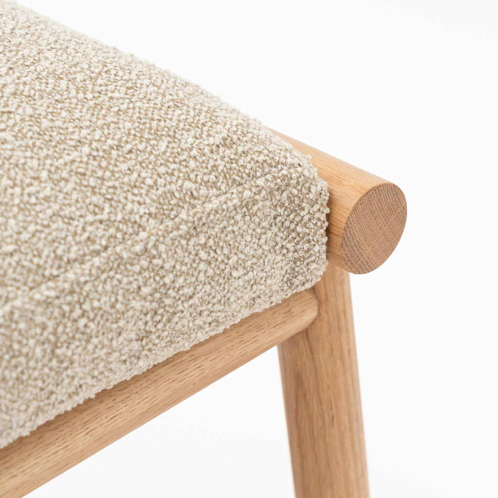 Osaka Bench - Light Oak & Fleece Fawn