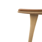 Osso Counter Stool - Varnished Oak - Cognac Leather