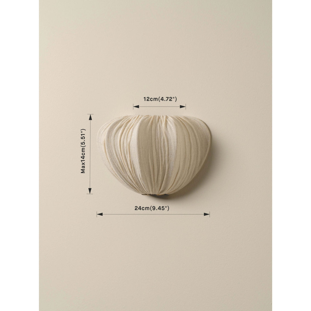 Ostrea Large Wall Light - Lights&Lamps Loom Collection Dubai