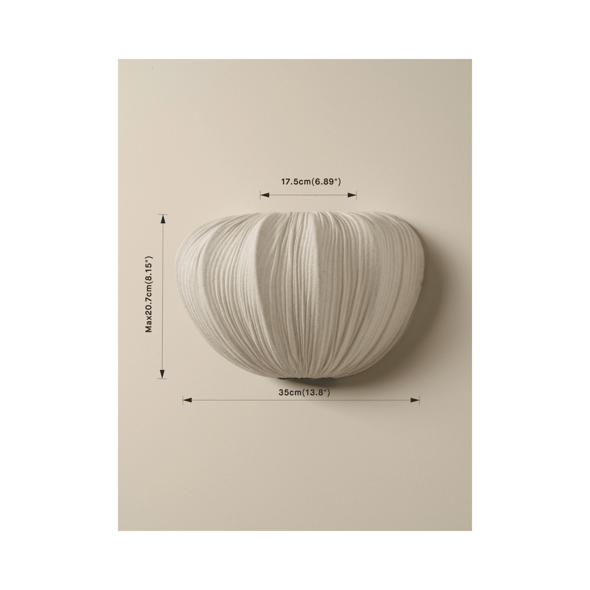 Ostrea Small Wall Light - Lights&Lamps Loom Collection Dubai