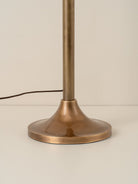Ottino - Aged Brass And Linen Floor Lamp