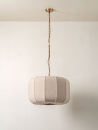 Ottino - Aged Brass And Linen Pendant