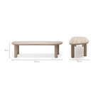 Parker Dining Table - Aged Teak - Outdoor Dining Tables Loom Collection Loom Collection Dubai