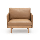Pensive Chair - Light Oak & Pecan Leather