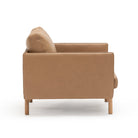 Pensive Chair - Light Oak & Pecan Leather