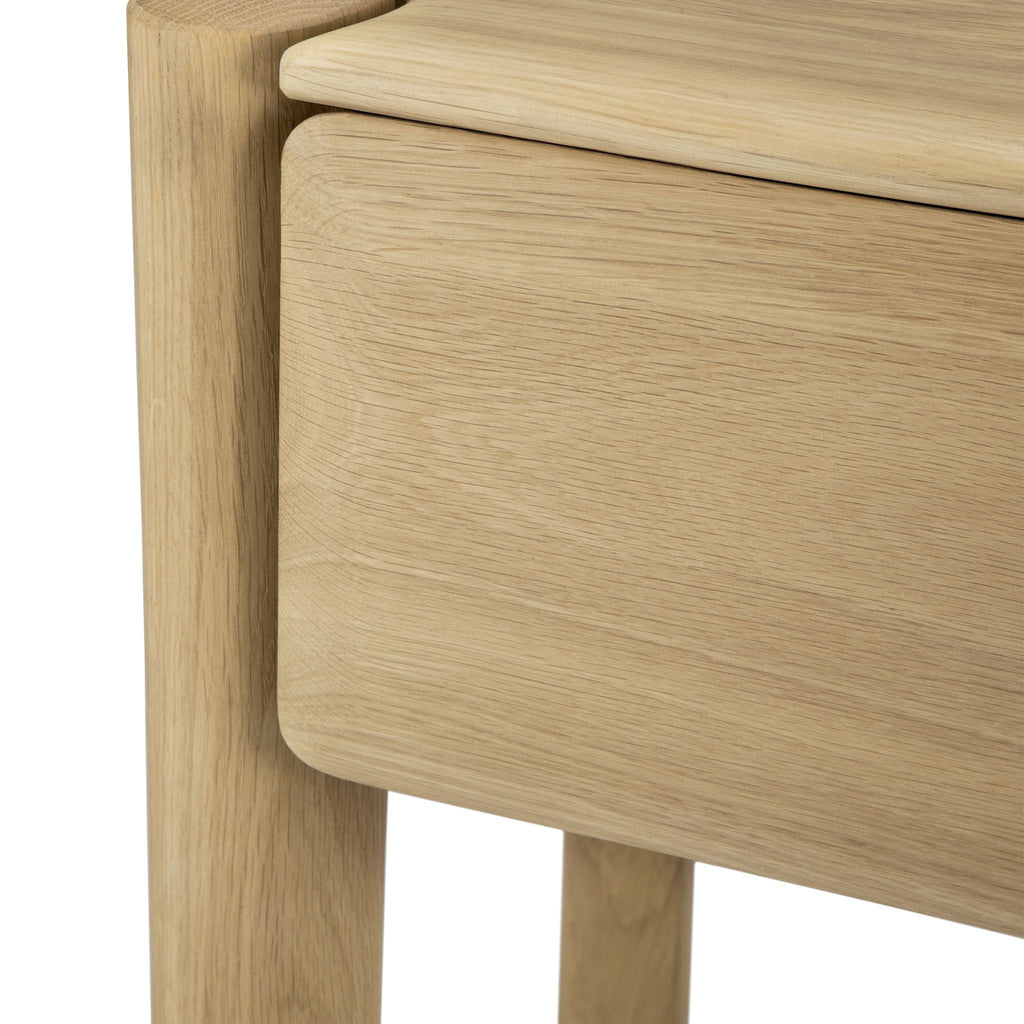 PI Bedside Table - Oak - Bedside Tables Ethnicraft Loom Collection Dubai