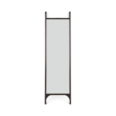 PI floor Mirror - Varnished Mahogany Frame - Dark Brown