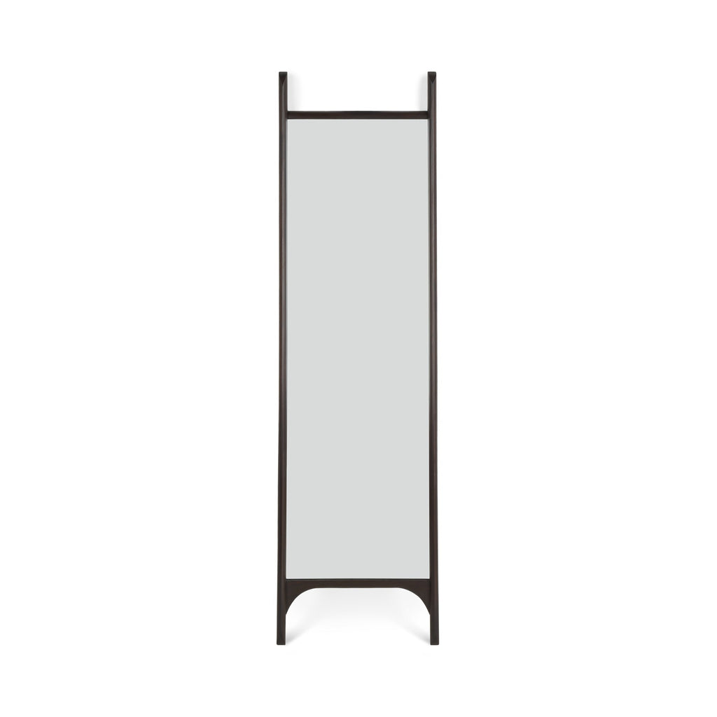 PI floor Mirror - Varnished Mahogany Frame - Dark Brown - Rectangular - Loom Collection