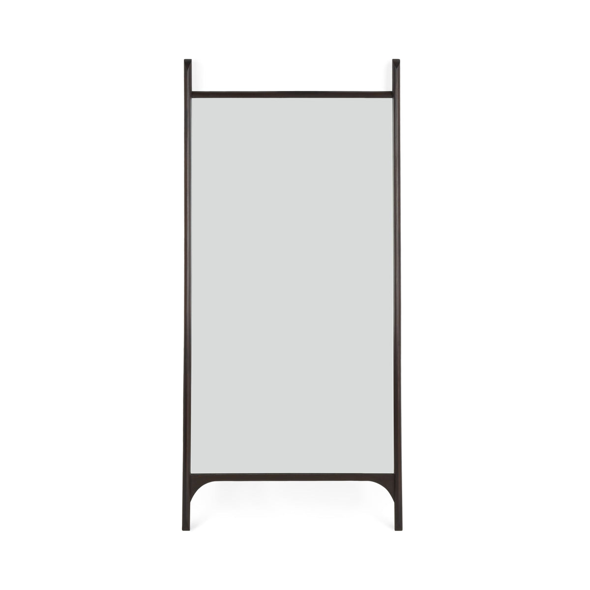 PI floor Mirror - Varnished Mahogany Frame - Dark Brown