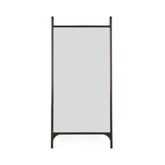 PI floor Mirror - Varnished Mahogany Frame - Dark Brown