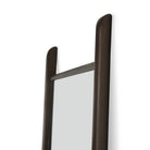PI floor Mirror - Varnished Mahogany Frame - Dark Brown