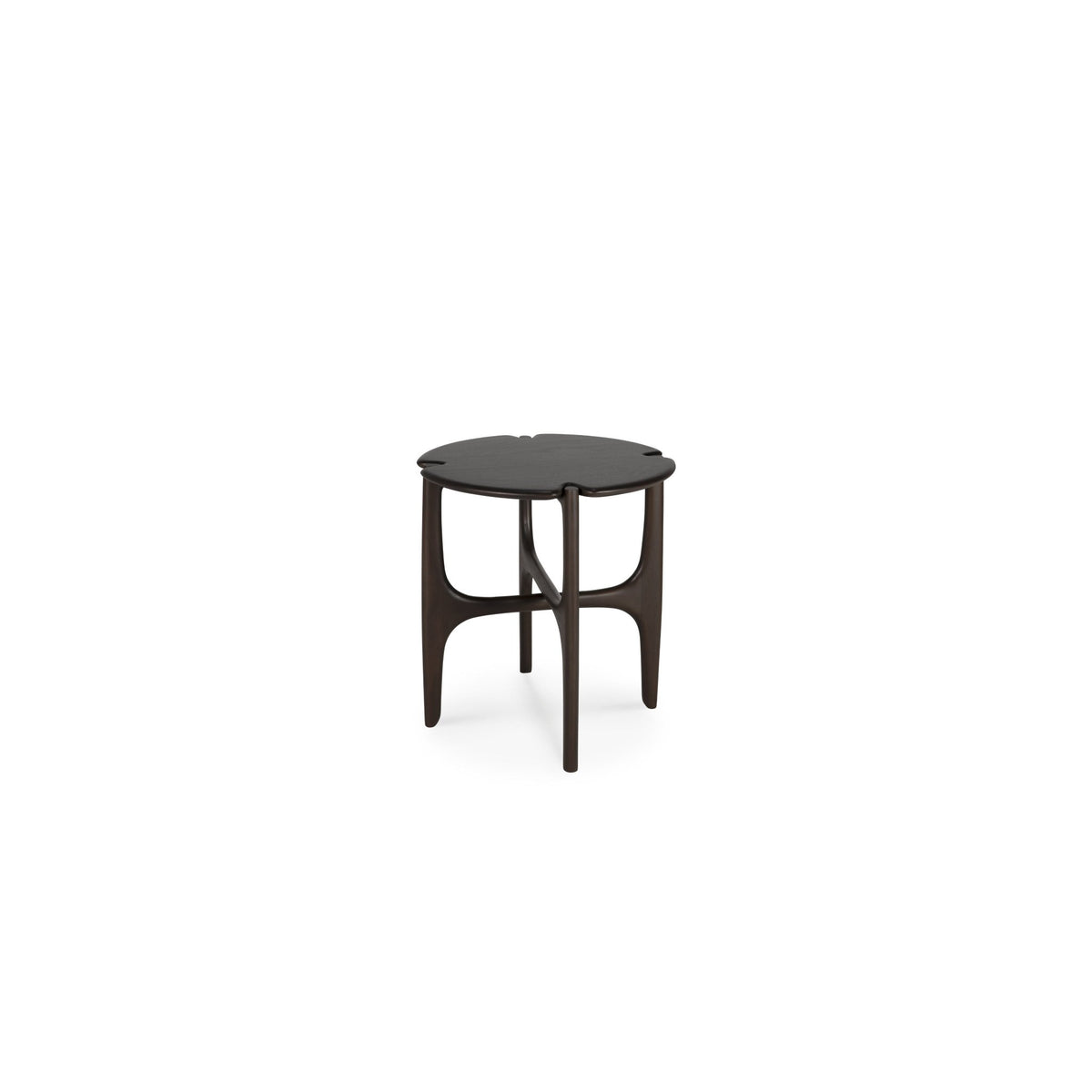 Pi Side Table - Mahogany Dark Brown